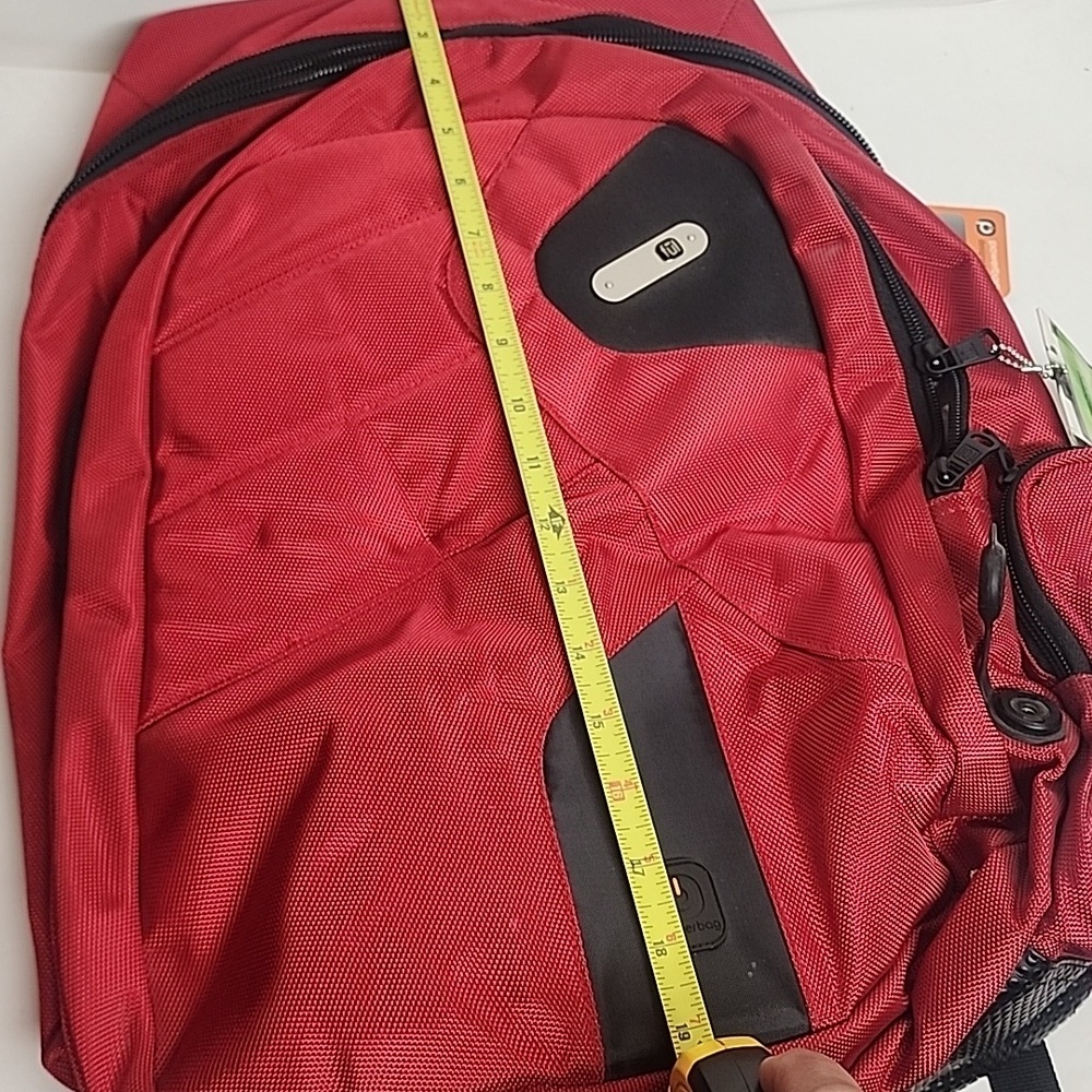 FUL Powerbag Red Backpack with Black Accents NWT Great Gift Need Power? - Picture 14 of 16
